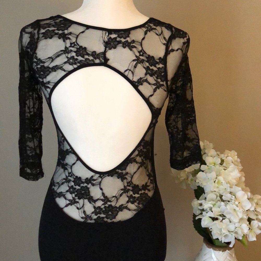 🌷Free People bodycon lace dress